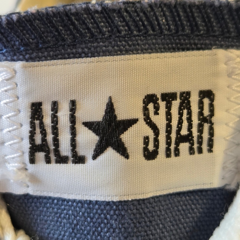 Converse Chuck Taylor All Star Low Top Navy Blue Canvas Sneakers Men 6.5 Wmn 8.5 - Picture 4 of 12